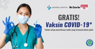 Gratis Vaksin Covid-19 untuk Pelayanan Kesehatan Anda