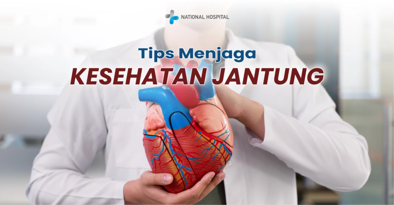 Makanan sehat jantung dengan ikan, sayur, dan buah segar