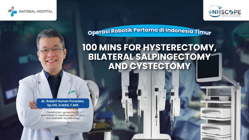 100 MINS FOR HYSTERECTOMY BILATERAL SALPINGECTOMY AND CYSTECTOMY