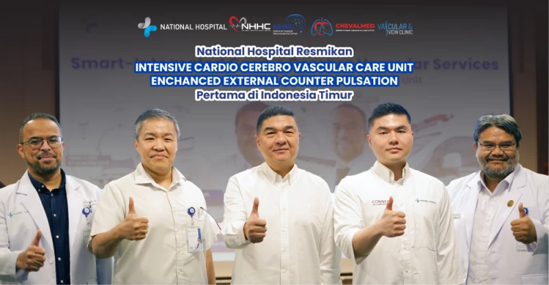 National Hospital Launches the First Intensive Cardio Cerebro Vascular Care Unit and Enhanced External Counterpulsation (EECP) in Eastern Indonesia