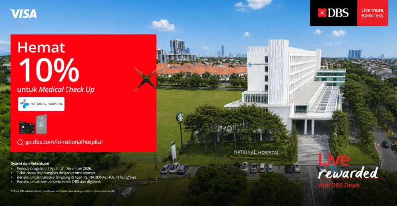 National Hospital and DBS Bank Offer a 10% Discount on Medical Check-Up (MCU) Services