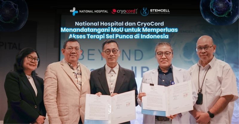 National Hospital and CryoCord Sign MoU to Expand Access to Stem Cell Therapy in Indonesia