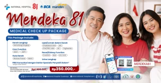 Rayakan Kemerdekaan dengan Medical Check Up Spesial "Merdeka 81"