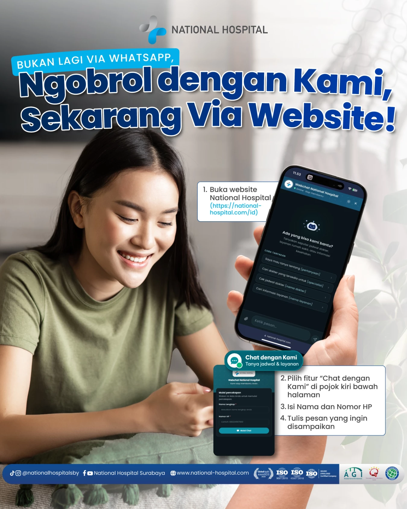 BOOKING DOKTER SPESIALIS NATIONAL HOSPITAL MELALUI WEBSITE & NH-APPS