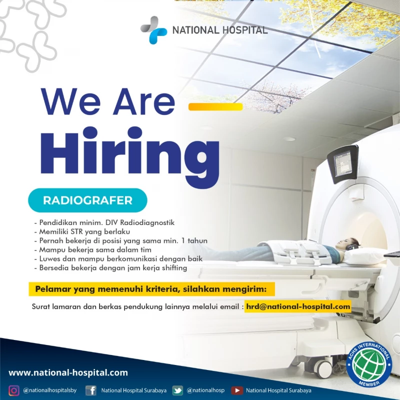 We are looking for A Radiographer