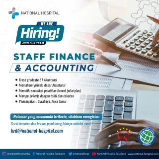 We Are Looking For A Finance & Accounting Staff