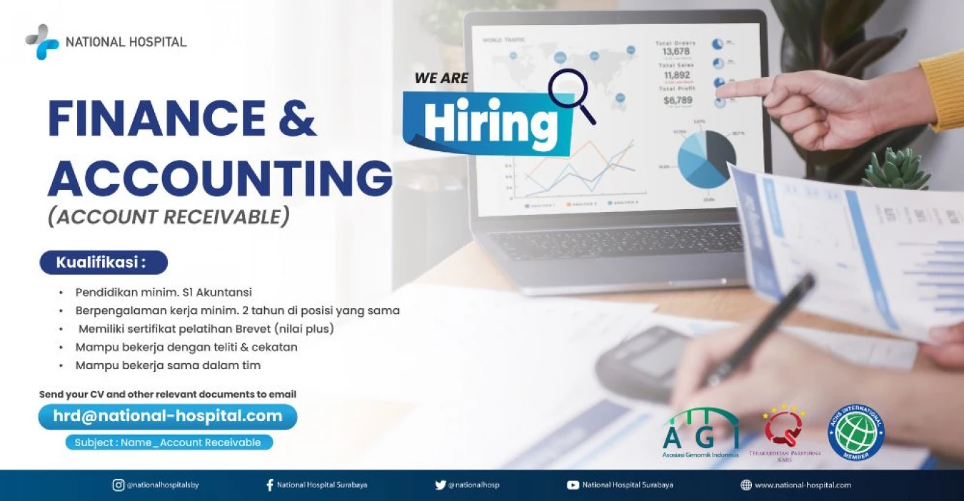 We Are Looking For A Finance & Accounting