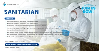 We Are Looking For Sanitarian
